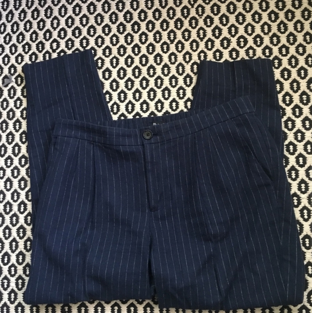Madewell pinstripe pants